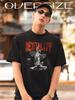 Camiseta Oversized com Estampa para Academia e Treino