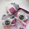 Adorable Purple Woolen Plush Camera Keychain Toy