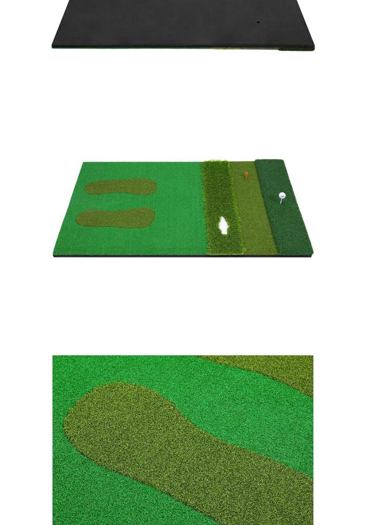 Qingzhou Multi-functional Outdoor Golf Hitting Mat with Ball Tee for Chip and Swing Practice