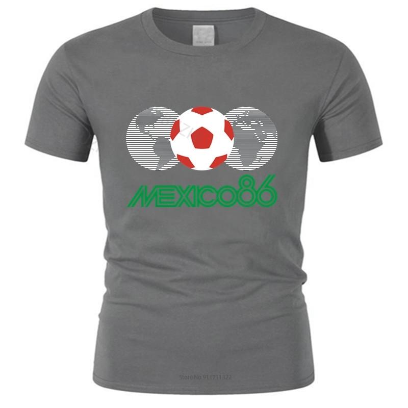 mens short sleeve t shirt Mexico 86 T-Shirt  Cotton 1986 men's top tees fashion tee-shirt male summer tops