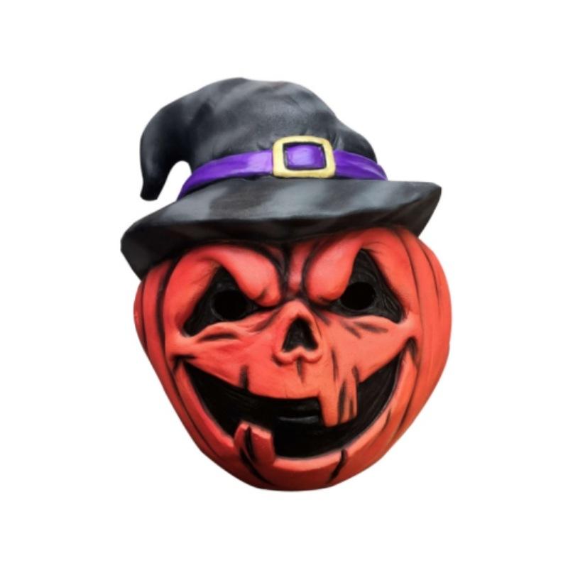Best-selling pumpkin headgear Halloween decoration horror mask cosplay Bar Party