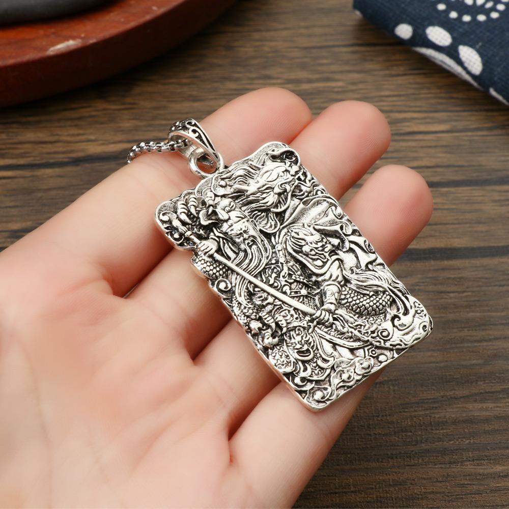 for Boys Cool Guan Gong Male Yibo Yuntian Necklace Pendant Guan Erye