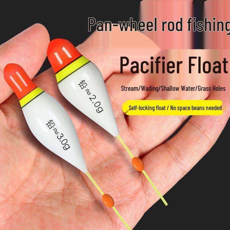 Nipple Anti-Flow Eye-Catching Short Fishing Float for Shallow Water and Small Fish