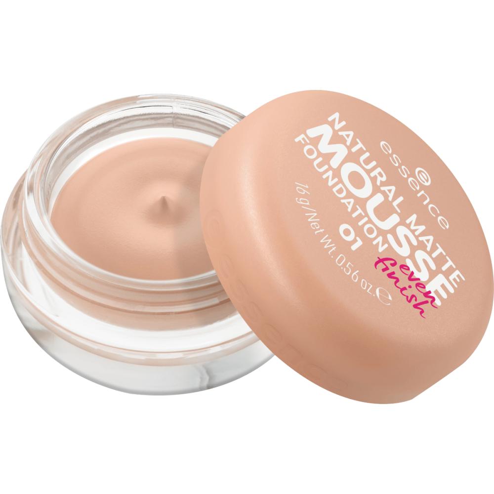 

тональная основа essence soft touch mousse 01 матовый песок 16 г