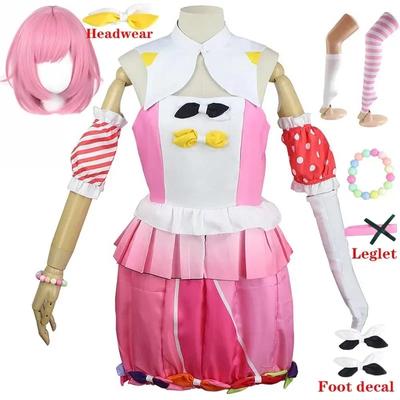 Otori Emu Cosplay Kostüm Maskenball Emu Ootori Kleid Kopfbedeckung Socken Für Halloween Outfits Comic Con