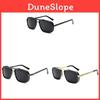 Vintage Double Bar Sun Glasses For Men With Uv400 Uv Protection Outdoor Sports And Travel