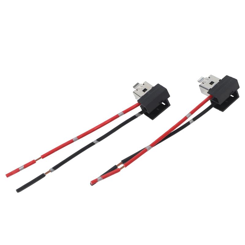H1 Headlight Harness Car Headlight Connector Vehicle Lighting Car Headlight Upgrade ABS Plastic High Reliability