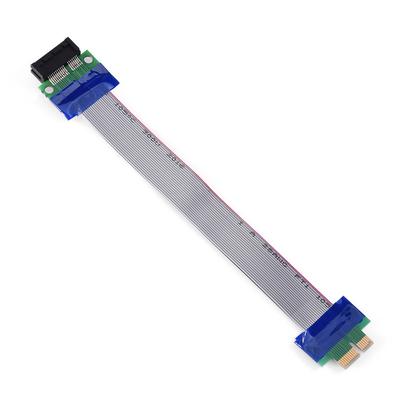 Câble Ruban d'Extension Carte Graphique PCIE Professionnel 1X vers 1X Mâle vers Femelle VGA