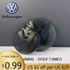 For VW Volkswagen Jetta MK5 Golf 2pcs Front and Rear Emblem For VW Golf 6/Golf 7/Golf 7.5/Golf 8 Not Affect ACC Modified Black L