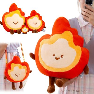 8-35cm Cartoon Fire Plush Doll Pendant Pillow Expression Legs Red Fire Plush Toy Home Decoration Gift for Boys and Girls