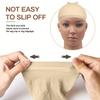 HD Wig Cap Set - 4pcs Elastic, Breathable, Invisible Caps for Professional Wig Wear
