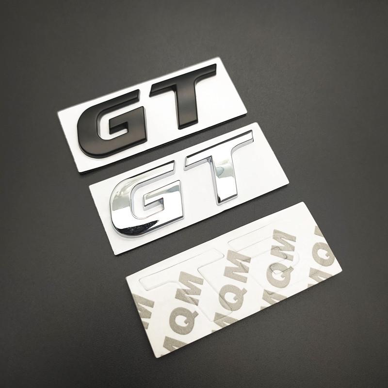 AABLA1 3D metal chrome sliver black red GT SPORT for VW Volkswagen Polo Passat Golf 5 MK5 Edition Emblem Badge autocar Sticker