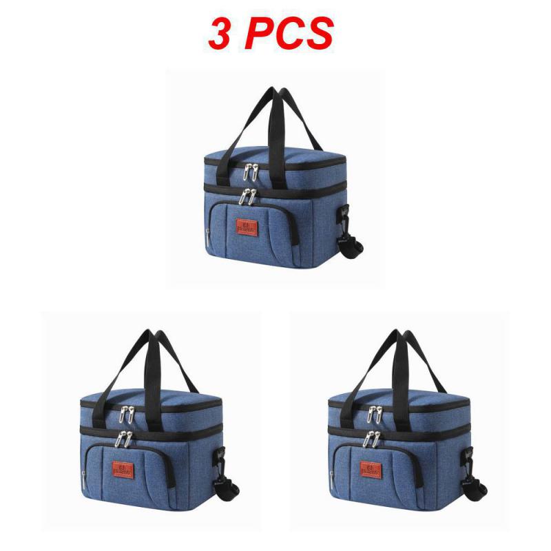 

3 шт., сумка-холодильник 10/20 л с жестким вкладышем, большая изолированная сумка для пикника, сумка для обеда, охлаждающая сумка для кемпинга, барбекю, семьи, на открытом воздухе Style C 3pcs
