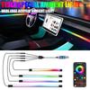 New Car Ambient Light Center Console Dashboard Neon Tubes For Tesla Model 3/Y Symphony RGB Interior Lights with App Controller 4