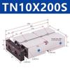 Double Shaft Pneumatic Cylinder with Dual Piston Rods TN10-40