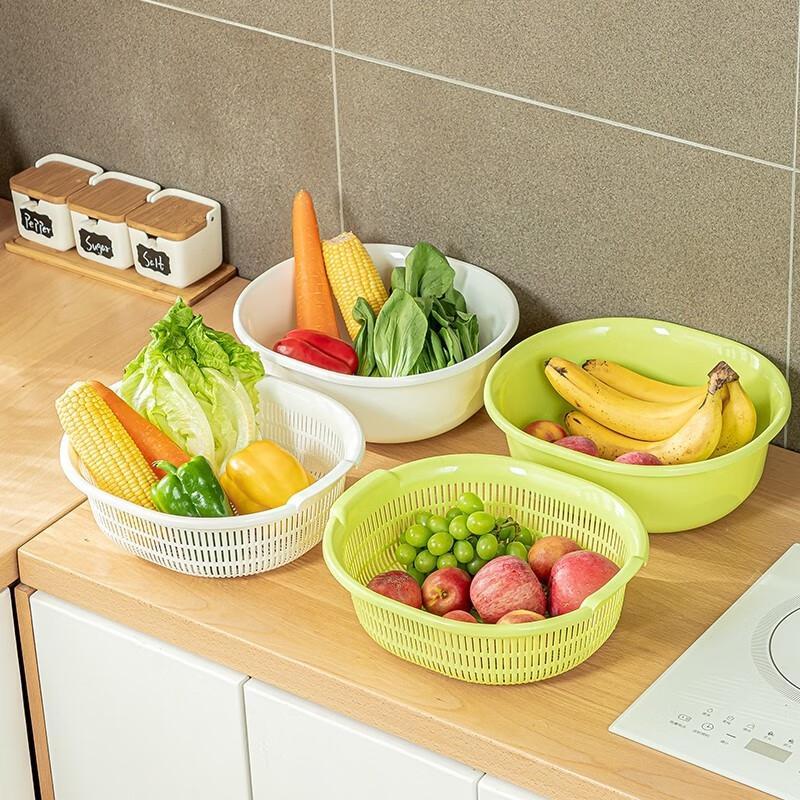 JINGRUIXIANG Kitchen Plastic Drain Basket