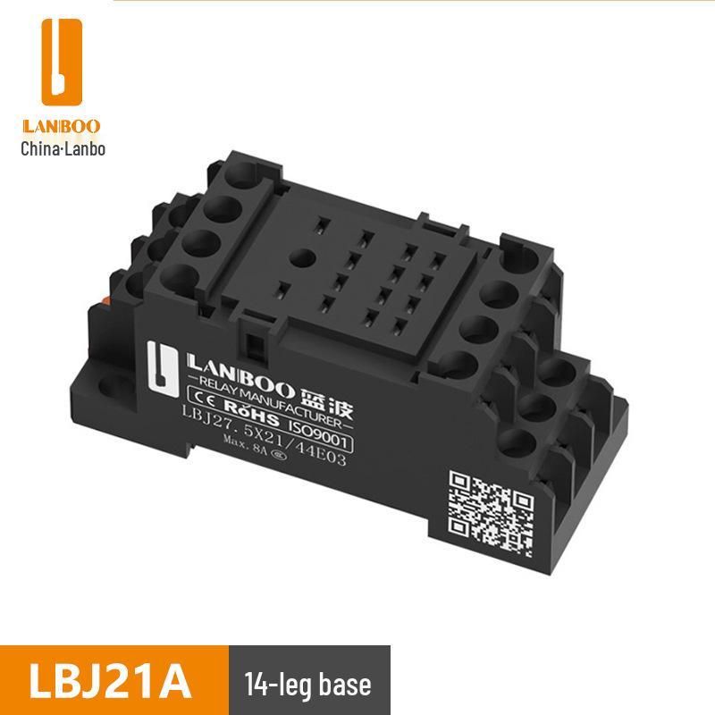 Blue Wave Electromagnetic Relay Socket – Small & Large 5-Pin, 8-Pin, 14-Pin Options (J6A/J13A/J21A Compatible)