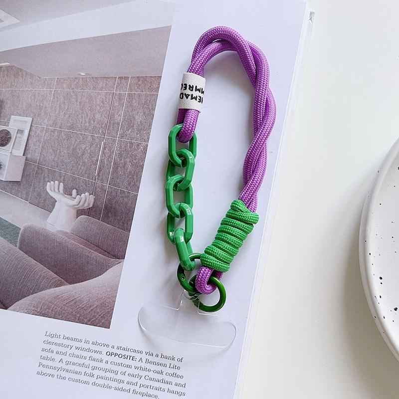 

Ремешок для телефона, подвесной шнур с кольцом-цепочкой и накладным ремешком на запястье, съемный брелок для мобильного телефона