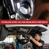 5PCS Stainless Steel Oil Plug Gasket Set Drain Plug Gasket for GMC/Honda/Ford Motorcycle