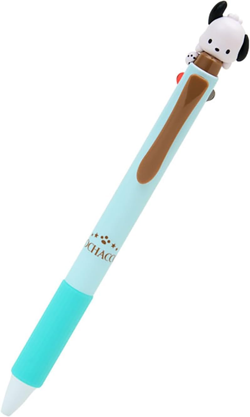 

Sanrio Energel Ballpoint Pen with Made in Pochacco Set and Name 2-Color Mascot, 0.5mm, Japan, (Pen Sticker)