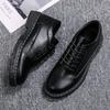 New  Man's Leather Shoes Casual Sneakers Fashionable Leather Business Outdoor Sports Shoes Soft Soled Men Trendy Flat Shoes