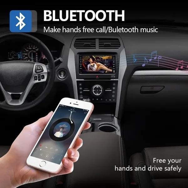 7'' HD Autoradio Touchscreen Auto MP5 Player Universal für Toyota Corolla Audio Player Bluetooth Android/Iphone Mirror Link FM Radio AUX/TF/USB