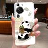 Für Huawei P60 Pro 2023 p60pro Hülle Cover Luxus Mode Schmetterling Blumen Transparent Weiches TPU Fundas Für Huawei P 60 P60 Pro Hülle