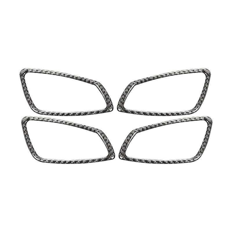 Kohlefaser Auto Tür Innen Griff Panel Verkleidung Rahmen Dekoration Aufkleber für BMW 3er E90 E92 2005-2012 Innenraum Zubehör