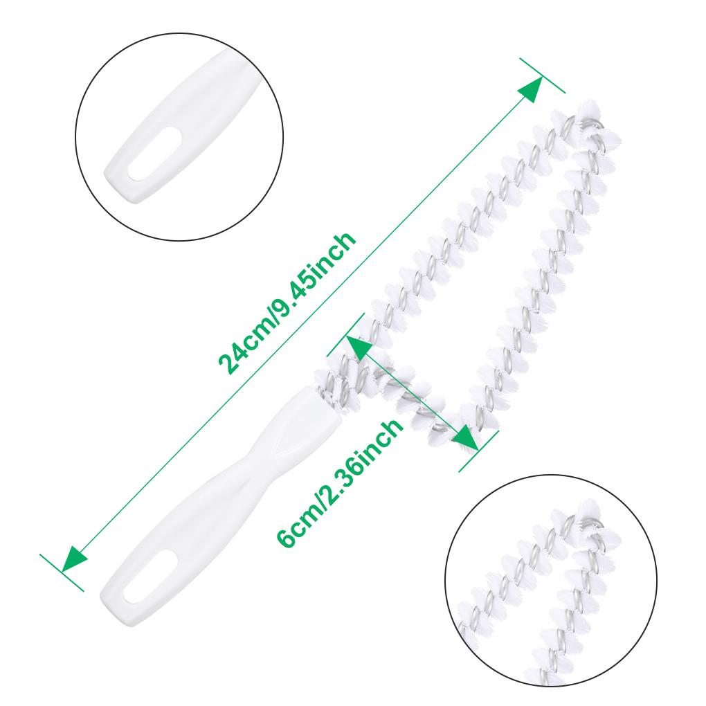 Narrow Cleaning Brush Plastic Dust Remover Dirt Handheld Window Kitchen Stain Cleaning Tool