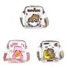 Capybara Cute Pvc Small Crossbody Bag With Zipper Closure For Daily Use