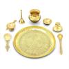 Brass Pooja Thali Set 20.32CM