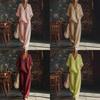 Summer Womens Casual Twopiece Set With Cotton Linen Fabric For Comfortable Daily Wear