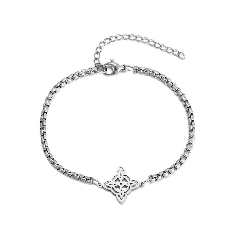 Personalized Celtic Witch Knot Bracelet Fashionable European and American Stainless Steel