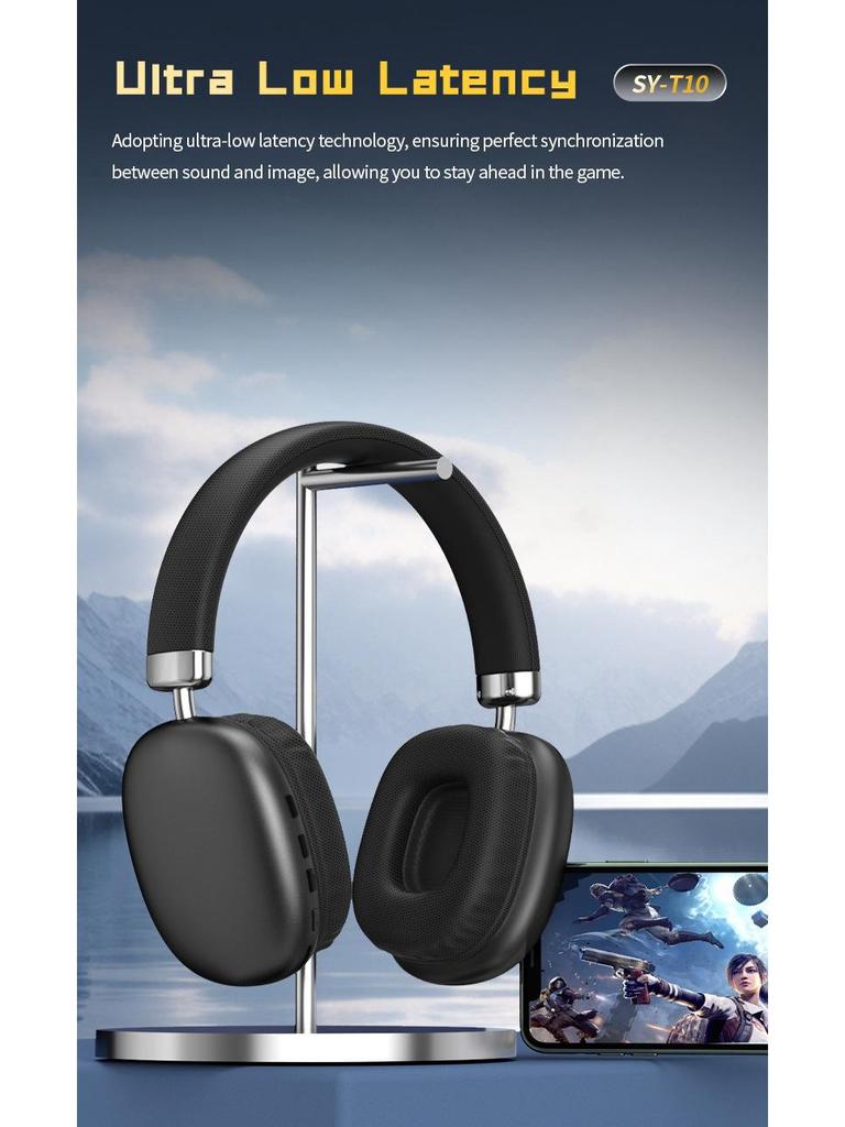 2026 Wireless Over-Ear Headphones: Customizable, Long Battery, High-Quality Sound, Bluetooth, Apple Compatible