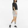 PUMA Her Cropped Tee Solid Color Sporty Casual Moisture-Wicking Anti-UV Breathable Loose Cropped Drop-Shoulder T-Shirt Women's Black