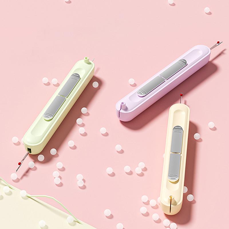2 In 1 Needle-Threaders With Seam Ripper Needle Threader Seam Remover Seam Ripper For Sewing Crafting Cross-Stitch Accessories
