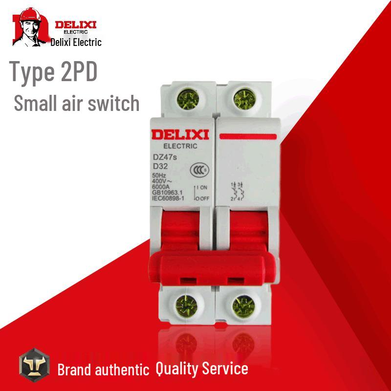 Delixi DZ47s-2P 1A-63A Mini-Leitungsschutzschalter Typ D Luftsicherung NXB Ersatz