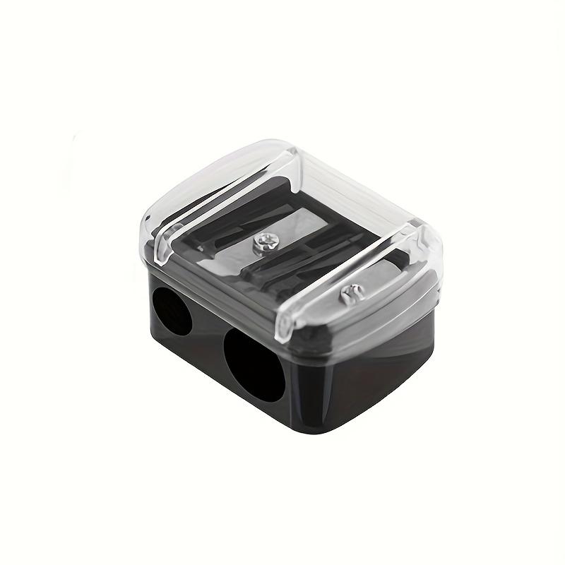1pc Double Hole Manual Sharpener for Makeup Pencils Precision Sharpener for Essential Makeup Tool School & Art Supplies