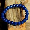 Natural Stone Agate Beaded Elastic Bracelet for Women – Handmade, Versatile Jewelry