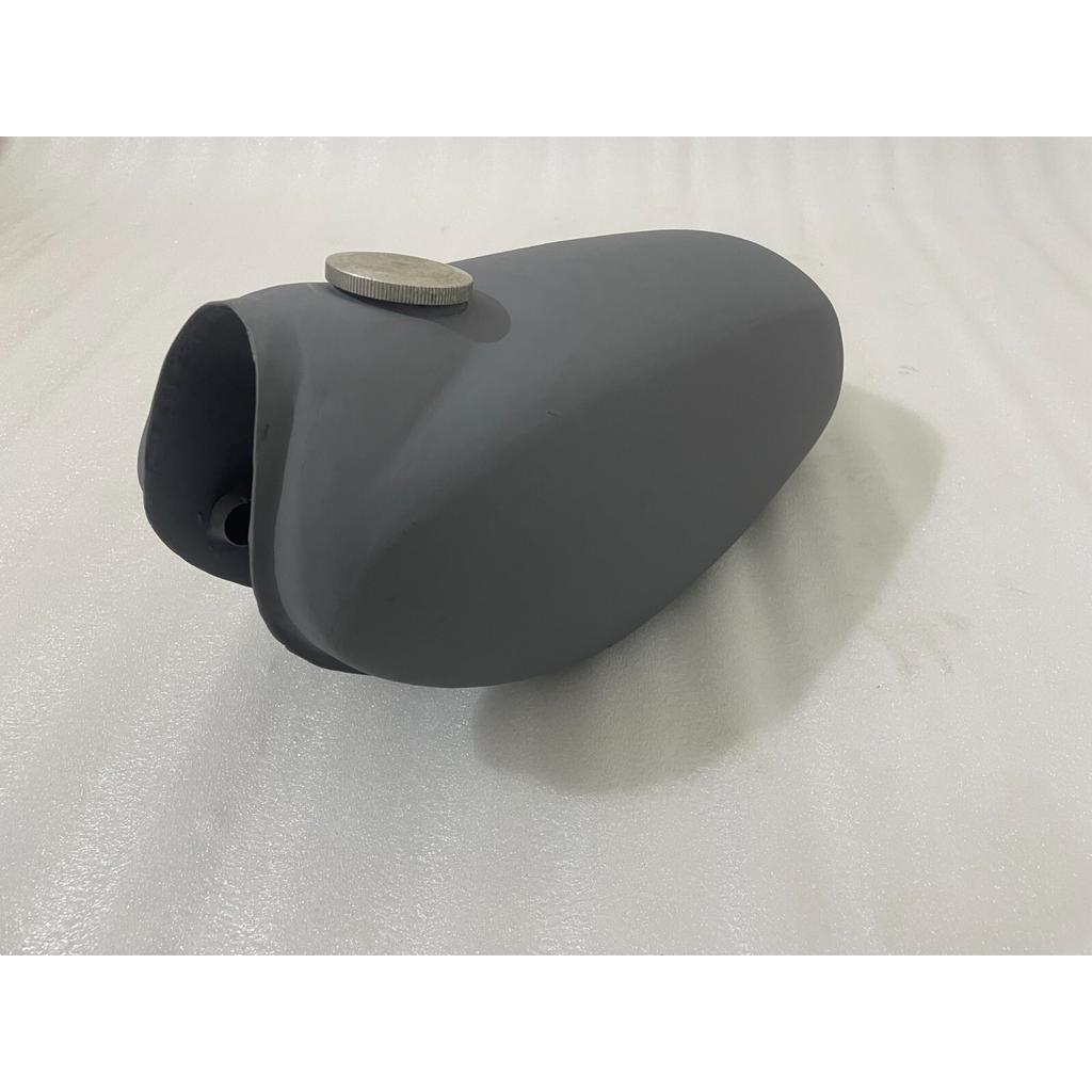 Yamaha YZ80 YZ80A YZ80 Raw Steel Petrol Tank +Cap Model 1974 to 1979 |Fit