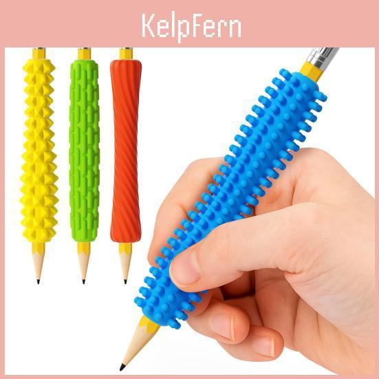 Textured Silicone For Pencil Grips Stress Relief Sensory Fidget Sleeves