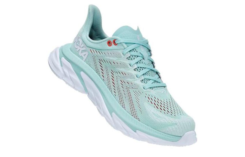 Women's Sneakers Hoka One One Clifton Edge Eggshell Blue (Women's) Eggshell Blue/White