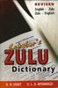The Scholar's Zulu Dictionary Book
