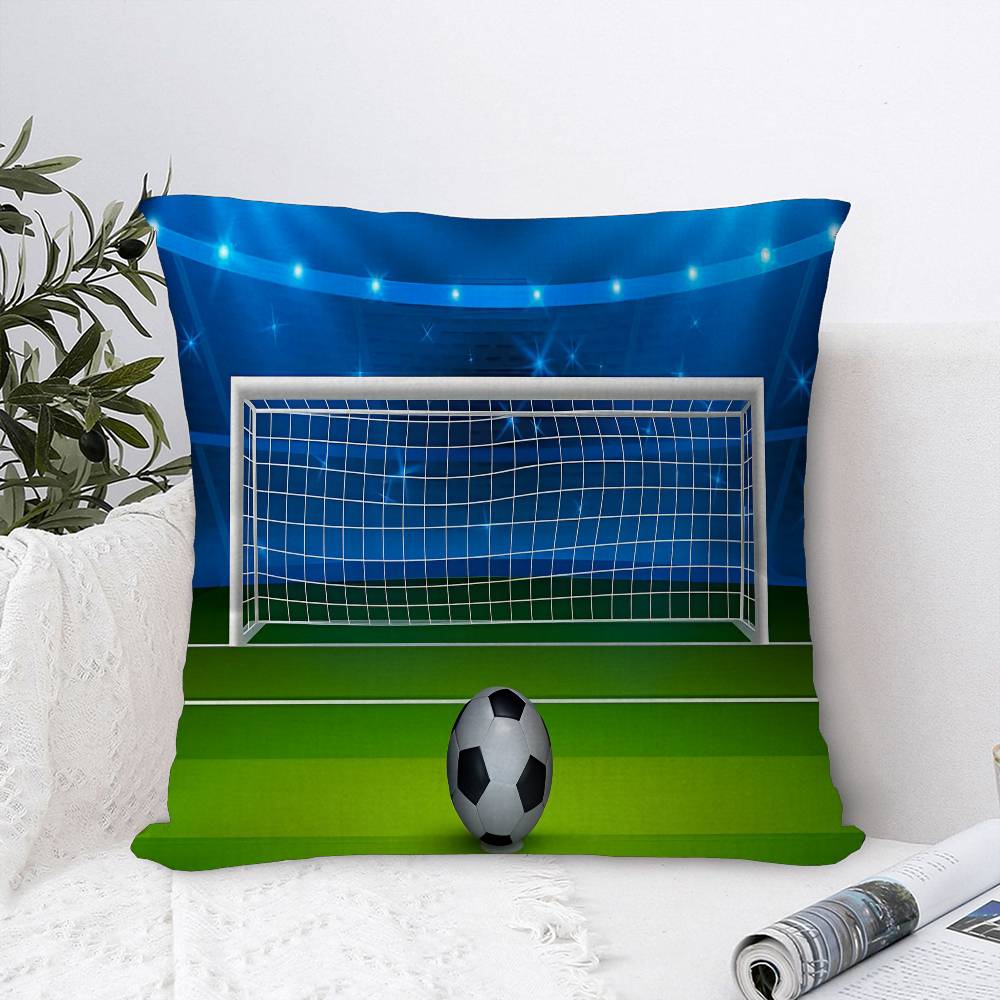 Outdoor Football Field Pillow Cover Sofa Cushion Cover Home Room Decoration Children Gift