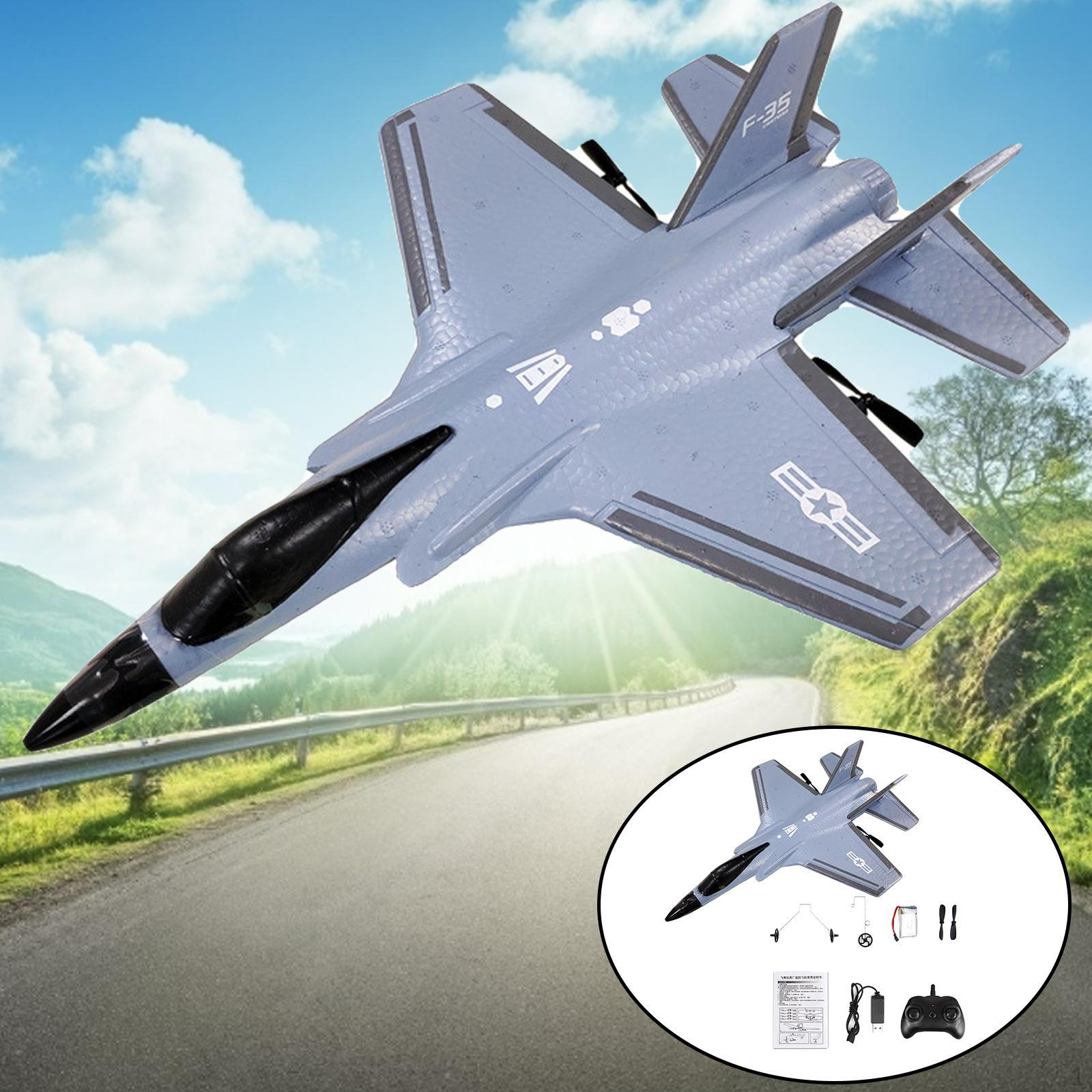 

2 Channel Remote Control Glider Outdoor for Kids сірий