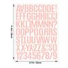 1.5 Inch Vinyl Letter Stickers Self Adhesive for Scrapbooking Card Making Party Decor Craft Supplies