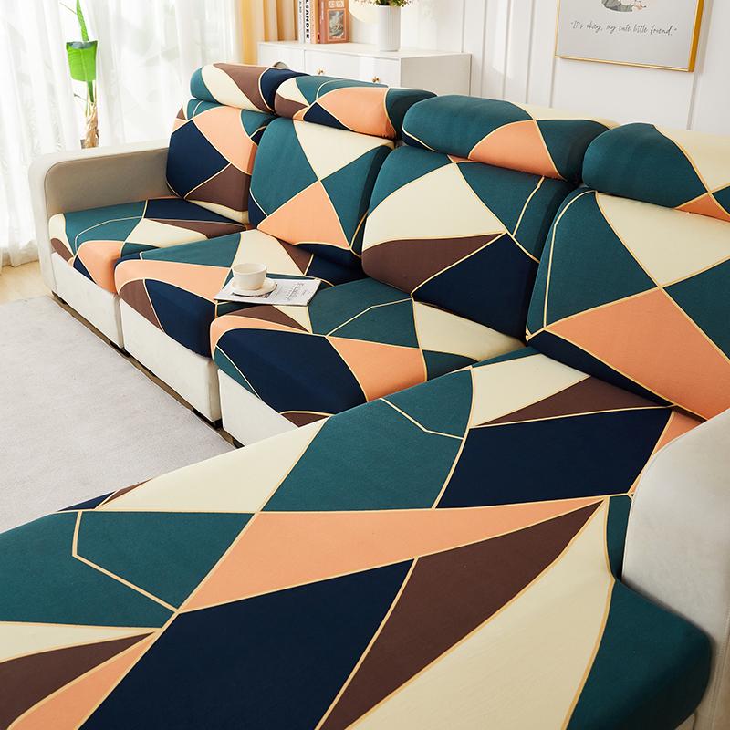 Stretch Sofa Cover For Living Room Seat Cushion Cover Sofa Seat Slipcover Couch Cover L Shape Sofa Furniture Protector Removable