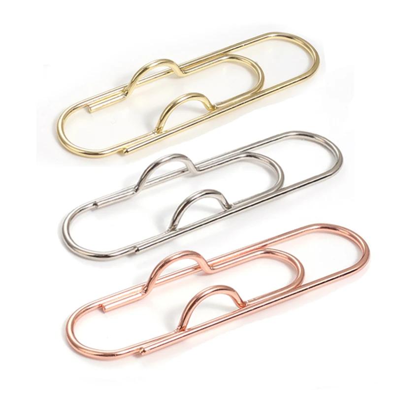 3-1Pcs Multi-functional Paper Clips Paper Fix Clip Pen Holder Bookmarks Photo Memo Ticket Stationery School Supplies Accessories