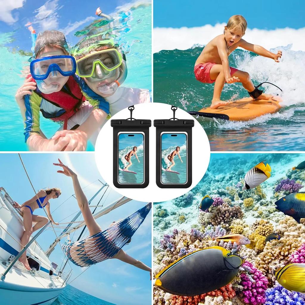 1-30PCS High Quality Universal Waterproof Smartphone Bag Phone Case Floating Waterproof Phone Pouch Bag for Diving Swimming