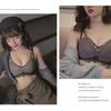 Lace Wireless Seamless Push-up Bra Set for Small Bust - Anti-exposure, Thickened Design
